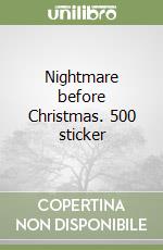 Nightmare before Christmas. 500 sticker libro
