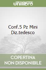 Conf.5 Pz Mini Diz.tedesco libro