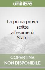 La prima prova scritta all'esame di Stato libro