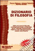 Dizionario di filosofia libro