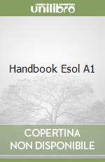 Handbook Esol A1 libro