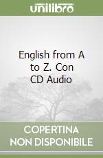 English from A to Z. Con CD Audio libro