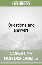 Questions and answers libro