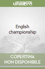 English championship libro