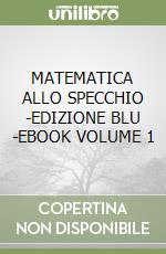 MATEMATICA ALLO SPECCHIO -EDIZIONE BLU -EBOOK  VOLUME 1