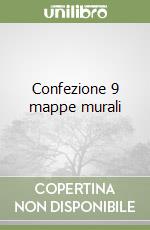 Confezione 9 mappe murali libro