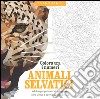 Animali selvatici. 60 disegni geometrici in agguato. Colora tra i numeri. Ediz. illustrata libro