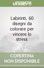 Labirinti. 60 disegni da colorare per vincere lo stress libro