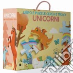 Unicorni. Libro e puzzle cerca e trova. Ediz. a colori. Con puzzle. Con Poster libro