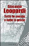 Tutte le poesie e tutte le prose libro