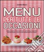 Menu per tutte le occasioni libro