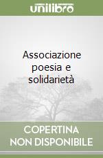 Associazione poesia e solidarietà libro