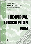 Advances in transportation studies. An international journal. Individual subscription (2006) libro