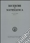 Ricerche di matematica (1999). Vol. 48/2 libro