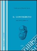 Il contributo (2006) vol. 1-2 libro