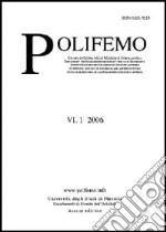 Polifemo. Rivista di storia delle religioni e storia antica (2006). Vol. 6 libro