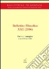 Bollettino filosofico (2006). Vol. 22: Forma e immagine libro