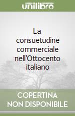 La consuetudine commerciale nell'Ottocento italiano libro