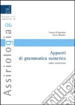 Appunti di grammatica sumerica. Corso elementare libro