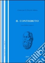 Il contributo (2007). Vol. 1 libro