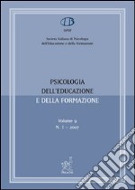 Psicologia dell'educazione e della formazione (2007). Vol. 1