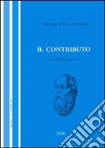 Il contributo libro