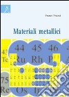 Materiali metallici libro