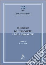 Psicologia dell'educazione e della formazione (2008). Vol. 1