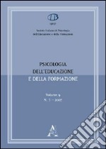 Psicologia dell'educazione e della formazione (2007). Vol. 3 libro