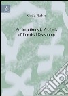 Intuitionistic analysis of practical reasoning (An). Ediz. italiana libro di Fischer Servi Gisèle