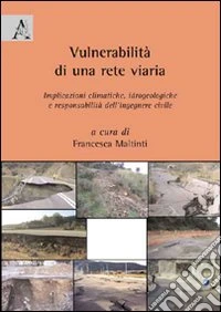 Vulnerabilità di una rete viaria. Implicazioni climatiche, idrogeoligiche e responsabilità dell'ingegnere civile libro