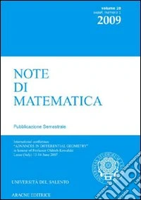 Note di matematica