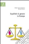 Equilibri di genere in Europa libro