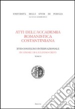 Atti dell'Accademia romanistica costantiniana. 17° Convegno internazionale in onore di Giuliano Crifò libro