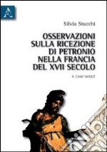 Osservazioni sulla ricezione di Petronio nella Francia del XVII secolo. Il caso Nodot libro