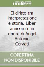 Il diritto tra interpretazione e storia. Liber amicorum in onore di Angel Antonio Cervati libro