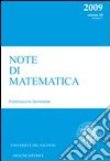 Note di matematica libro