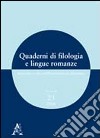 Quaderni di filologia e lingue romanze. Ricerche svolte nell'Università di Macerata (2008). Con CD-ROM. Vol. 23 libro