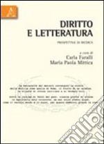 Diritto e letteratura. Prospettive di ricerca libro