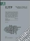 Electronic journal of theoretical physics. Vol. 8 libro