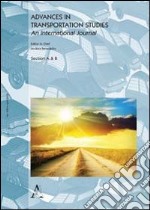 Advances in transportation studies. An international journal (2012). Vol. 26 libro