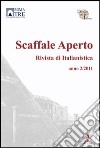 Scaffale aperto. Rivista di italianistica (2012) libro