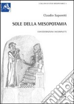 Sole della Mesopotamia. Considerazioni incomplete