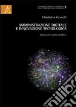 Amministrazione digitale e innovazione tecnologica libro