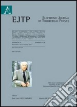 Electronic journal of theoretical physics vol. 9-10 libro