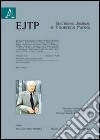 Electronic journal of theoretical physics vol. 9-10 libro di Licata I. (cur.)