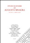 Studi in onore di Augusto Sinagra. Vol. 6: Miscellanea libro