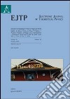 Electronic journal of theoretical physics. Vol. 29 libro di Licata I. (cur.) Sakaji A. J. (cur.)