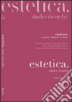 Estetica. Studi e ricerche. (2013). Vol. 1: Ekphrasis libro