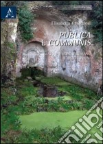 Publica e communis. Acqua, mondo romano e beni comuni libro